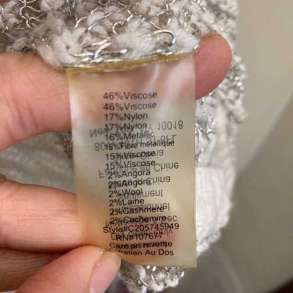 ALICE + OLIVIA Striped Scoop Neck Knit Sweater - Picture 5 of 6